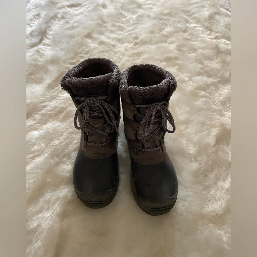 The North Face Women's Primaloft Waterproof Snow Boots Shoes Size 7.5 Gr…